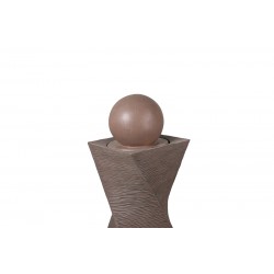Floating Sphere Outdoor Water Feature with Solar Pump
